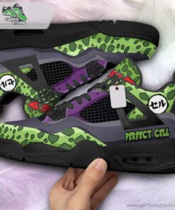perfect cell jordan 4 sneakers gift shoes for anime fan 177 xt1zqk