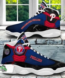 philadelphia phillies air jordan 13 sneakers mlb baseball custom sports shoes 1 q1wtli