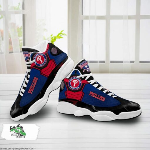Philadelphia Phillies Air Jordan 13 Sneakers MLB Baseball Custom Sports Shoes