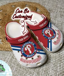 philadelphia phillies personalized baseball logo team clog baseball crocs shoes 15 cj6ewn