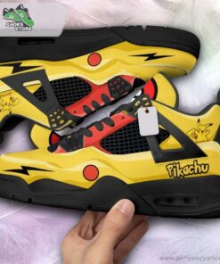 pikachu jordan 4 sneakers gift shoes for anime fan 198 hm9vvr