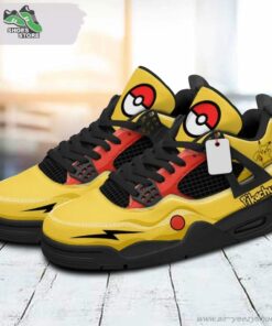 pikachu jordan 4 sneakers gift shoes for anime fan 210 itgr6e