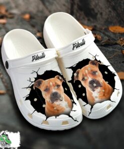 pitbull custom name crocs shoes love dog crocs 1 pjusrp