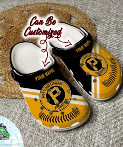 pittsburgh pirates personalized baseball logo team clog baseball crocs shoes 14 tuww4k