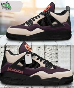 princess mononoke jordan 4 sneakers gift shoes for anime fan 144 ewoyl4