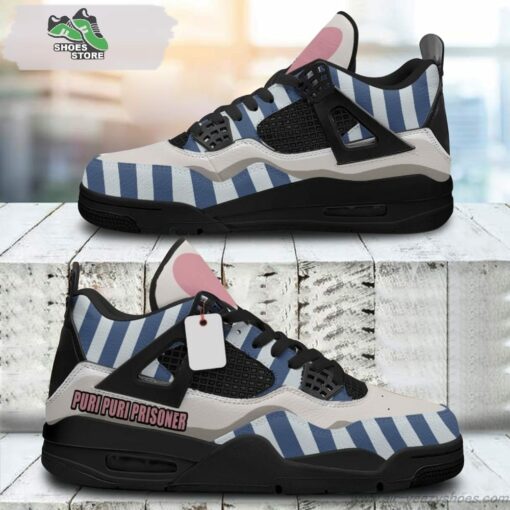 Puri Puri Prisoner Jordan 4 Sneakers, Gift Shoes for Anime Fan