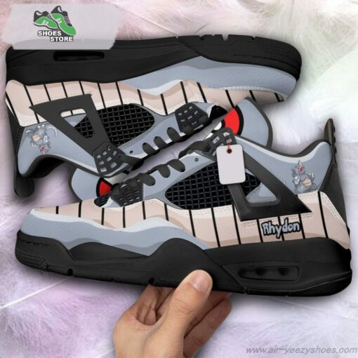 Rhydon Jordan 4 Sneakers, Gift Shoes for Anime Fan