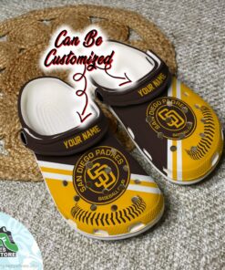 san diego padres personalized baseball logo team clog baseball crocs shoes 12 affd9a