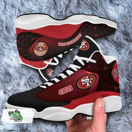 San Francisco 49ers Air Jordan 13 Sneakers NFL Custom Sport Shoes