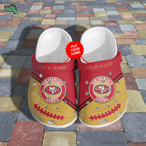San Francisco 49ers Crocs, NFL Crocs Gift for Fan