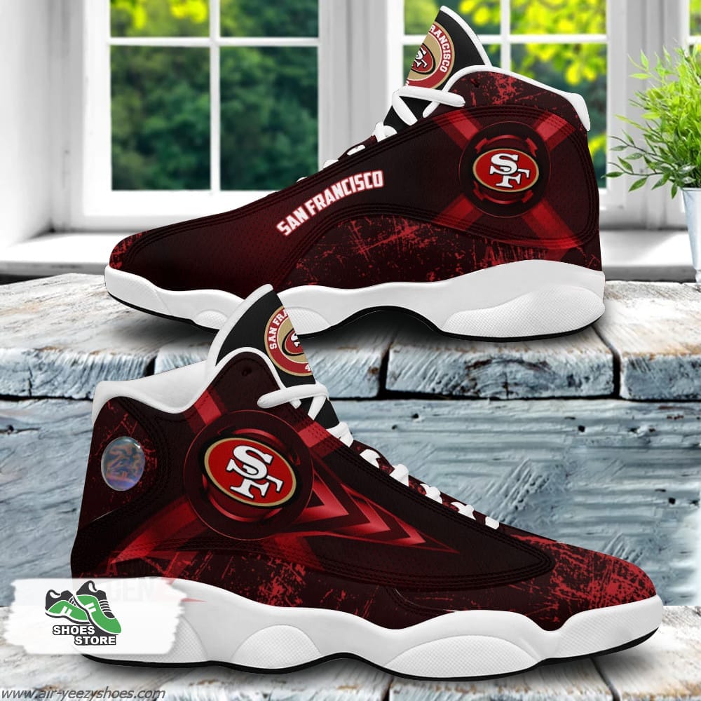 San Francisco Air Jordan Sneakers  NFL Custom Sport Shoes