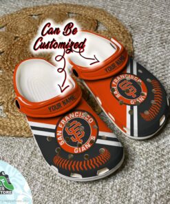 san francisco giants personalized baseball logo team clog baseball crocs shoes 9 mub40w