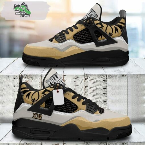 Scar Jordan 4 Sneakers, Gift Shoes for Anime Fan