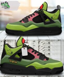 sceptile jordan 4 sneakers gift shoes for anime fan 230 vxxnq0
