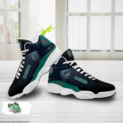 Seattle Mariners Air Jordan 13 Sneakers MLB Custom Sports Shoes