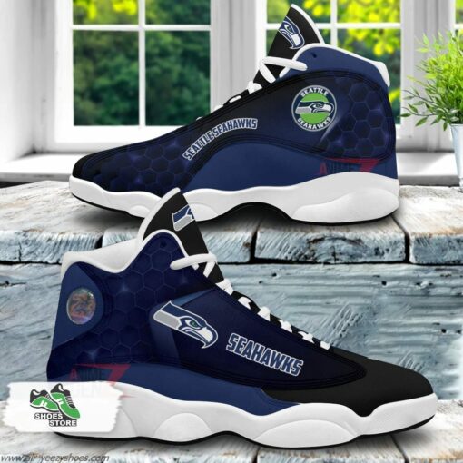 Seattle Seahawks Air Jordan 13 Sneakers NFL Custom Sport Shoes