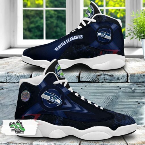 Seattle Seahawks Air Jordan Sneakers 13 NFL Custom Sport Shoes