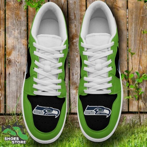 Seattle Seahawks Low Sneaker, NFL Gift for Fan