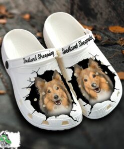 shetland sheepdog custom name crocs shoes love dog crocs 1 hiu6wt