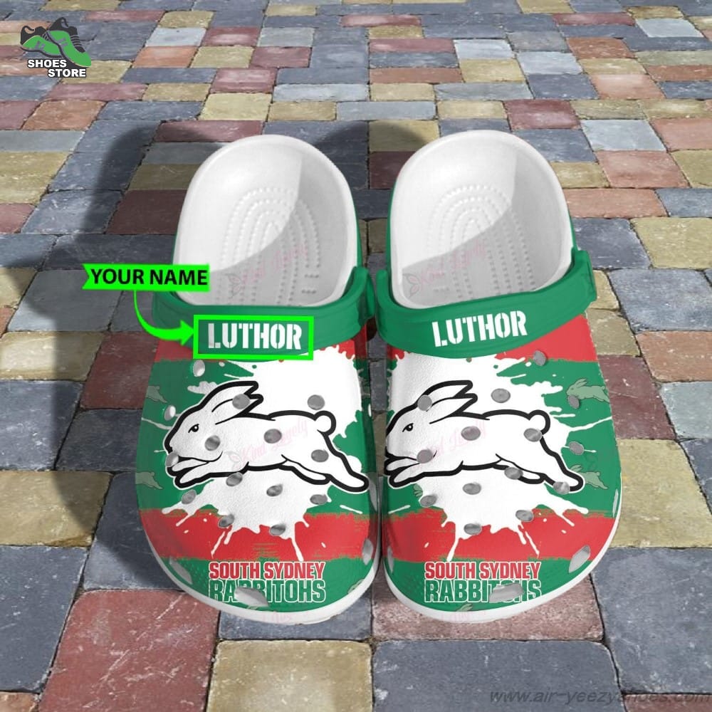 South Sydney Rabbitohs Crocs NRL Shoes Gift for Fan