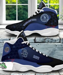 tampa bay rays air jordan 13 sneakers mlb custom sports shoes 1 k4fhel