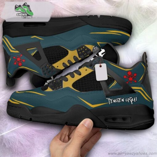 Tengen Uzui Jordan 4 Sneakers, Gift Shoes for Anime Fan