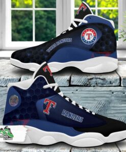 texas rangers air jordan 13 sneakers mlb custom sports shoes 1 vd1co3