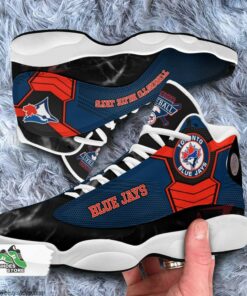 toronto blue jays air jordan 13 sneakers mlb baseball custom sports shoes 3 ome39w
