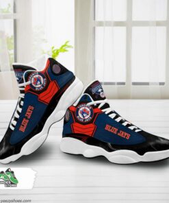 toronto blue jays air jordan 13 sneakers mlb baseball custom sports shoes 5 evcii0