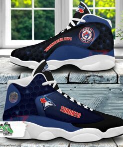 toronto blue jays air jordan 13 sneakers mlb custom sports shoes 1 jhn8iz