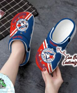 toronto blue jays personalized baseball logo team clog baseball crocs shoes 72 q3m7rm