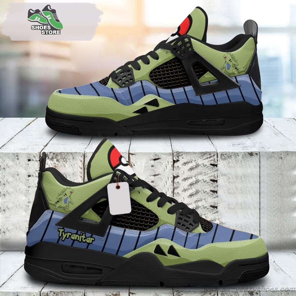 Tyranitar Jordan  Sneakers Gift Shoes for Anime Fan
