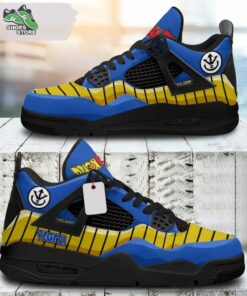 Vegeta Jordan 4 Sneakers, Gift Shoes for Anime Fan