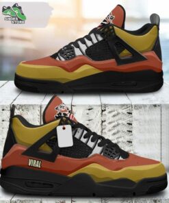 Viral Jordan 4 Sneakers, Gift Shoes for Anime Fan