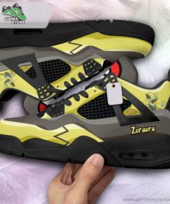 Zeraora Jordan 4 Sneakers, Gift Shoes for Anime Fan