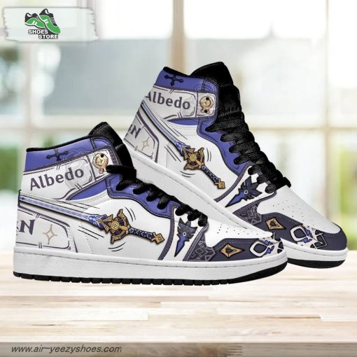 Albedo Cinnabar Spindle Genshin Impact Shoes Custom For Fans Sneakers