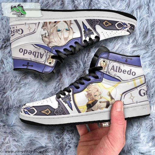 Albedo Genshin Impact Shoes Custom For Fans Sneakers