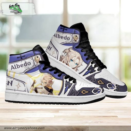 Albedo Genshin Impact Shoes Custom For Fans Sneakers