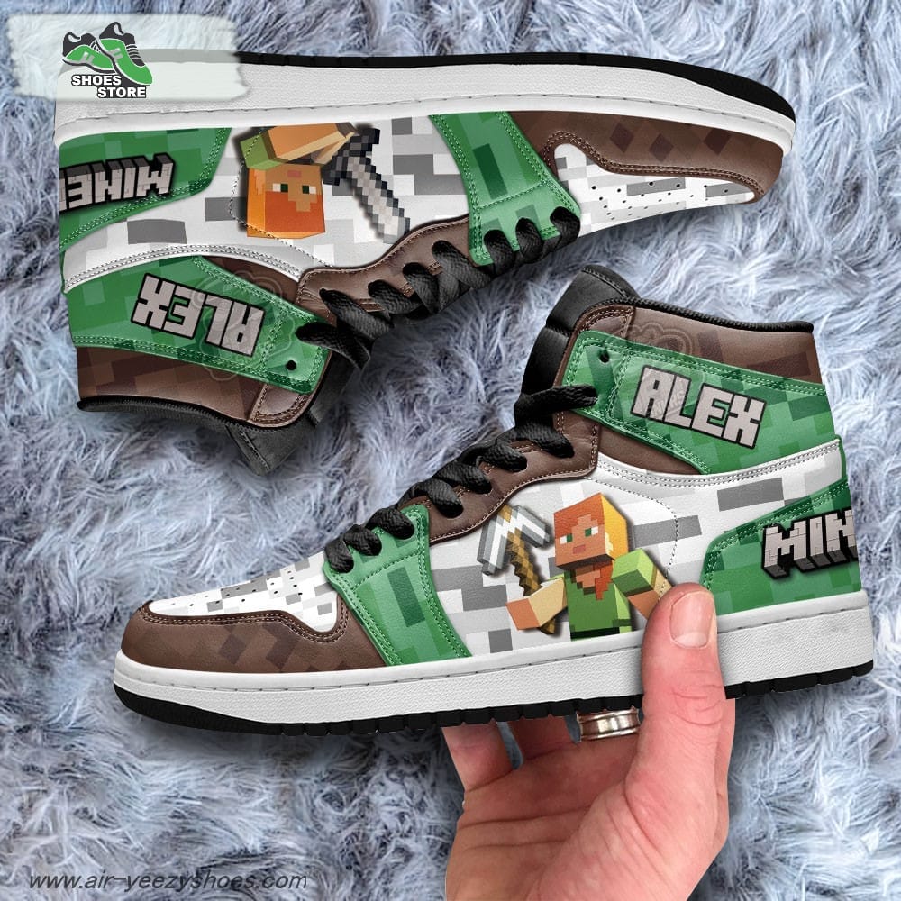 Alex Minecraft Shoes Custom For Fans Sneakers
