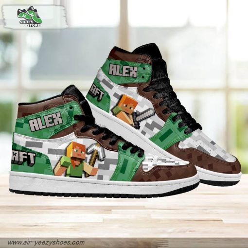 Alex Minecraft Shoes Custom For Fans Sneakers