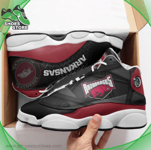Arkansas Razorbacks Mesh Design Air Jordan 13 Sneakers