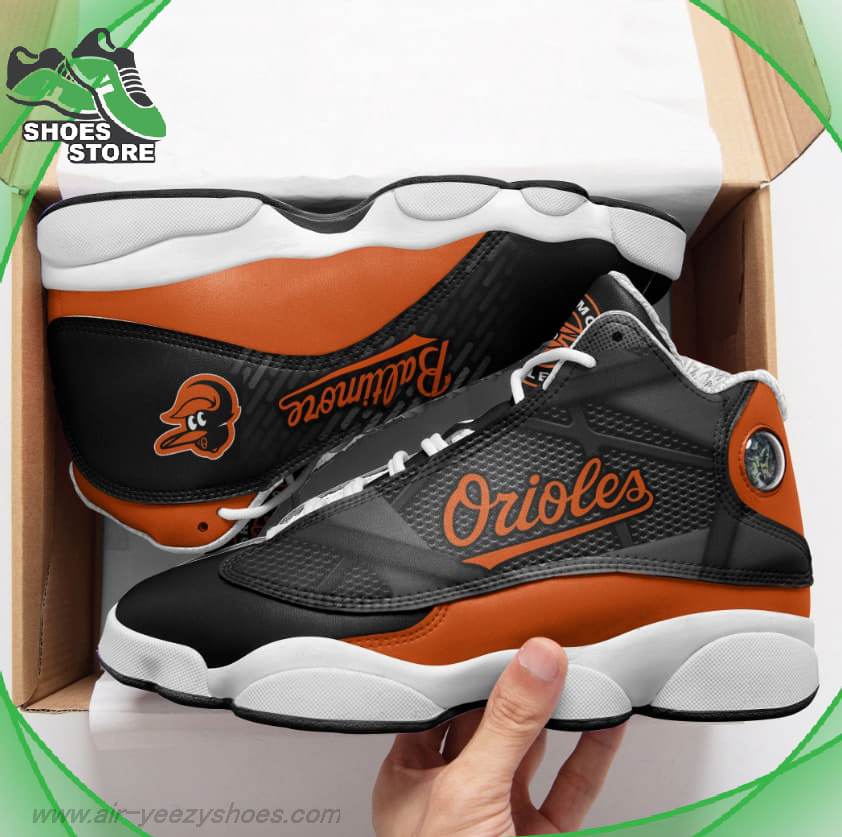 Baltimore Orioles Mesh Design Air Jordan  Sneakers