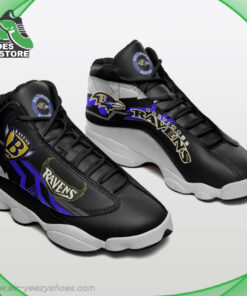 Baltimore Ravens Logo Air Jordan 13 Sneakers