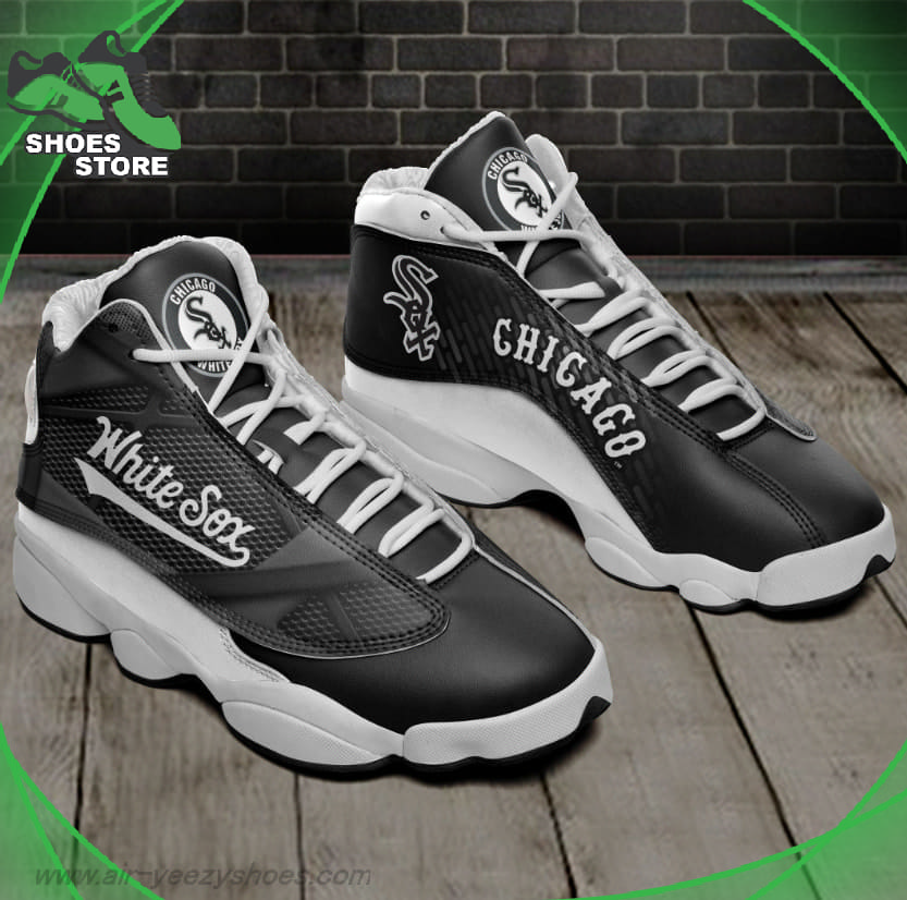 Chicago White Sox Mesh Design Air Jordan  Sneakers