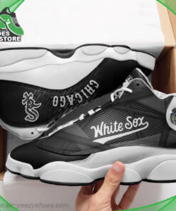 Chicago White Sox Mesh Design Air Jordan 13 Sneakers