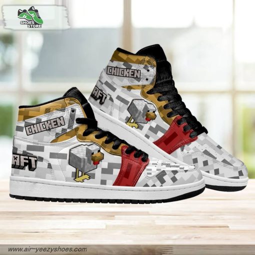 Chicken Minecraft Shoes Custom For Fans Sneakers
