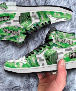 creeper minecraft shoes custom for fans sneakers 2 yjbgdm