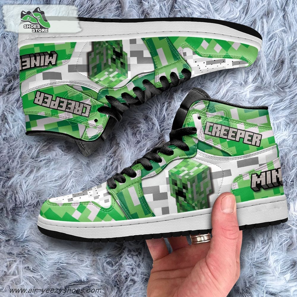 Creeper Minecraft Shoes Custom For Fans Sneakers