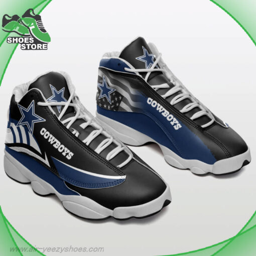 Dallas Cowboys Logo Air Jordan 13 Sneakers