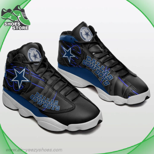 Dallas Cowboys Logo Design Air Jordan 13 Sneakers